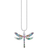 Thomas Sabo Dragonfly Necklace - Silver/Mother of Pearl/Multicolour