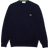 Lacoste V-neck Organic Cotton Sweater - Navy Blue