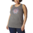 Columbia Bluff Mesa Tank Plus Size Women's - Charcoal Heather/Floral Leafscape