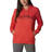 Columbia Logo Hoodie Women's - Red Hibiscus