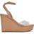 Nine West Klear Platform Ankle Strap - Nude/Clear