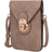 MKF Collection Phone Crossbody Bag - Taupe