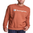 Champion Powerblend Fleece Crew Script Logo - Leather Brown