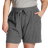 Champion Everyday Cotton Shorts 7.5" Plus Size - Granite Heather