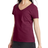 Hanes Women's Perfect-T Short Sleeve V-Neck T-Shirt - Maroon