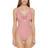 DKNY Peek-A-Boo Twist One-Piece Swimsuit - Compact Coral