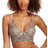 Maidenform Pure Comfort Lightly Lined Convertible Lace Bralette - Natural Animal Print