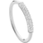 Monica Vinader Stellar Band Ring - Silver/Diamonds