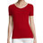 Hanes Women's Perfect-T Tri-Blend Short Sleeve V-Neck T-Shirt - Deep Red Heather