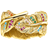 Thomas Sabo Feather Ring - Gold/Multicolour