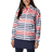 Columbia Women's Flash Challenger Novelty Windbreaker Jacket - White Brush Stripe Multi Print