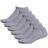 Adidas Athletic Cushioned No-Show Socks 6-pack Men - Medium Grey