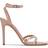 Nine West Mona Ankle Strap - Barely Nude Suede