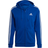 Adidas Essentials French Terry 3-Stripes Full-Zip Hoodie - Royal Blue/White