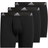 Adidas Stretch Cotton Boxer Briefs 3-pack - Black