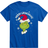 Airwaves Dr. Seuss The Grinch Merry Grinchmas T-shirt - Blue