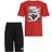 Adidas Boys' Graphic Tee & Shorts Set - Vivid Red (FZ9589)