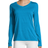 Hanes Sport Cool Dri Performance Long-Sleeve V-Neck T-shirt Women - Underwater Blue