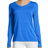 Hanes Sport Cool Dri Performance Long-Sleeve V-Neck T-shirt Women - Awesome Blue Heather