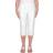 Alfred Dunner Petite Classic Allure Super Stretch Pull-On Clam Digger - White
