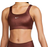 Nike Dri-Fit Swoosh Sports Bra Women - Bronze Eclipse/White