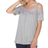 White Mark Bexley Tunic Top - Charcoal