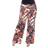 White Shark Solid Palazzo Pants Plus Size - Navy/Orange/White