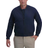 Haggar Stretch Gabardine Solid Full Zip Bomber Jacket - Navy