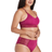 Bali Comfort Revolution Longline Wirefree with Lace Bralette - Deep Cerise