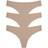 Honeydew Intimates Skinz Thong 3-pack - Nude