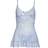 OH LÀ LÀ CHÉRI Valentine Soft Cup Babydoll Chemise & G-String Thong - Open Blue