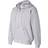 Hanes Ultimate Cotton Heavyweight Full Zip Hoodie - Light Steel