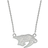 LogoArt Nashville Predators Small Pendant Necklace - Silver