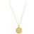 David Yurman Initial Charm Necklace - Gold/Diamonds