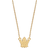 LogoArt Toronto Maple Leafs Small Pendant Necklace - Gold