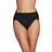 Vanity Fair Beyond Comfort Seamless Waistband Hi-Cut Panty - Midnight Black