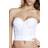 Dominique Noemi Backless Strapless Balconet Bridal Bra - White