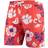 Wes & Willy Clemson Tigers Floral Volley Swim Trunks - Orange