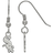 LogoArt Chicago Sox Dangle Earrings - Silver