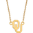 LogoArt Oklahoma Small Pendant Necklace - Gold