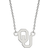 LogoArt Oklahoma Small Pendant Necklace - Silver