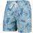 Wes & Willy North Carolina Tar Heels Vintage Floral Swim Trunks - Carolina Blue