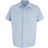 Red Kap Short Sleeve Industrial Stripe Work Shirt - Blue/White