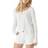 Lucky Brand Lace Up Long Sleeve Top - Bright White