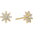 David Yurman Petite Starburst Stud Earrings - Gold/Diamond
