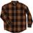 Smith's Workwear Men's Buffalo Pocket Flannel Button-Up Shirt - Copper/Black