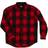 Smith's Workwear Men's Buffalo Pocket Flannel Button-Up Shirt - Red/Black