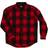 Smith's Workwear Men's Buffalo Pocket Flannel Button-Up Shirt - Red/Black
