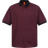 Red Kap Performance Knit Twill Short Sleeve Polo Shirt - Burgundy/Black