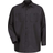 Red Kap Long-Sleeve Work Shirt - Black